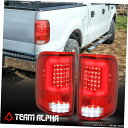 テールライト Fits 2004-2008 Ford F150 &lt;NEON TUBE LED C-BAR&gt; Chrome/Red Brake Lamp Tail Light