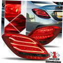 テールライト 赤/煙* TRON LED BAR * 15-18メルセデスW205 Cクラス用ネオンチューブテールライト Red/Smoke *TRON LED BAR* Neon Tube Tail Light for 15-18 Mercedes W205 C-Class