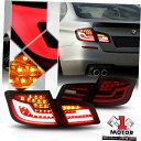 テールライト 赤い煙* 11-17 BMW F10 5シリーズのシーケンシャルシグナル/トロンLEDバー*テールライト Red Smoke *SEQUENTIAL SIGNAL/TRON LED BAR* Tail Light for 11-17 BMW F10 5-Series(2)
