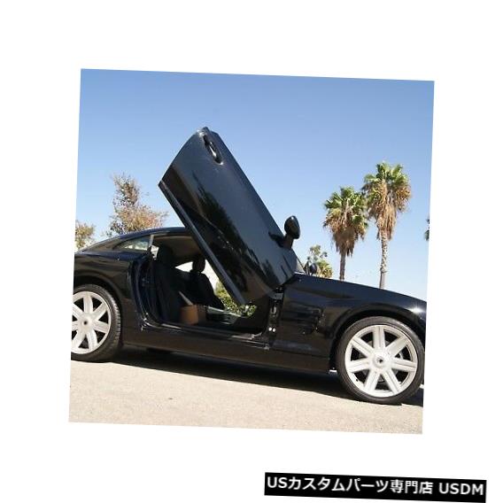 Vertical Doors VDIクライスラークロスファイア2004-2008 2drボルトオン垂直ランボドアアメリカ製 VDI Chrysler Crossfire 2004-2008 2dr Bolt-On Vertical Lambo Doors USA made