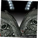 Headlight 2008-2014キャデラックCTSスモークSMD LED DRLプロジェクターヘッドライト左+右 For 2008-2014 Cadillac CTS Smoke SMD LED DRL Projector Headlights Left+Right(2)