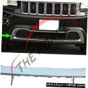 Front Bumper Cover 2014-2016ジープグランドチェロキーのフロントバンパーリッププロテクトカバートリムのメッキ Plating Fron...