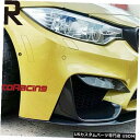 Front Bumper Cover カーボンファイバーBMW 2015+ F80 M3 F82 F83 M4フロントバンパーアイレットカバーCF CARBON...