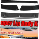Front Bumper Cover ホンダシビック19-20 4DR用フロントバンパースポイラーブルーサラウンドモールディングカバートリム Front Bum...