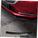 Front Bumper Cover マツダ6アテンザ2020のグロスブラックフロントバンパーモールディングリップスポイラーカバー Gloss Black Fr...