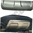 Front Bumper Cover Range Rover Sport 2014-2018 ABSカーリアバンパーシルバースキッドプレートカバーに適合 Fit...