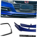Front Bumper Cover Front Bumper Spoiler Body Kit & Fog Light Cover Trim For Hond...