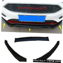 Front Bumper Cover フォードフォーカス2015-2018の3PCS PPフロントバンパーカバートリム成形 3PCS PP Front Bump...