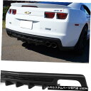 Front Bumper Cover フィット10-13カマロZL1 IKONスタイルシャークフィンリアバンパーディフューザーバランス未塗装 Fit 10-13...