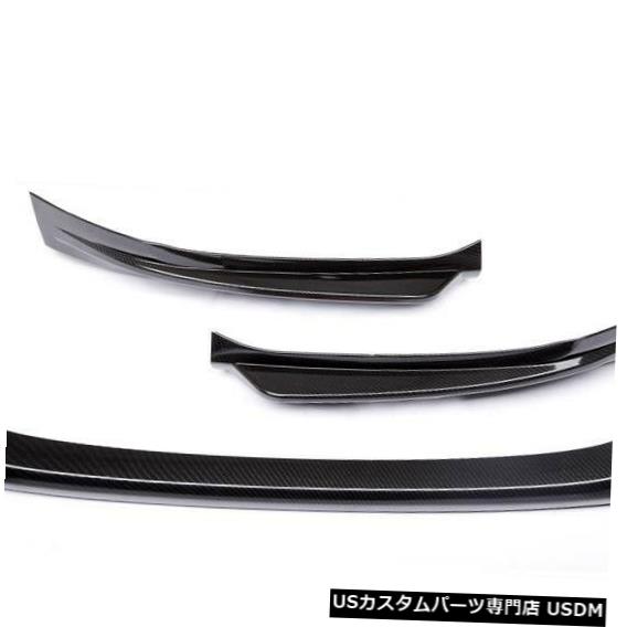 Front Bumper Cover カーボンファイバースタイリングフロントバンパープロテクトカバートリム（マツダ3 AXELA 17-18 k用） Carbon Fiber Styling Front Bumper Protecto Cover Trim For Mazda 3 AXELA 17-18 k