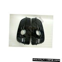 Front Bumper Cover アウディQ3 2013-2016に適した2PCSブラックフロントバンパーフォグランプカバートリム 2PCS Black F...