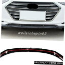 Front Bumper Cover ヒュンダイエラントラ2017-2019の黒い車のフロントバンパー下部ガードカバートリム Black Car Front B...