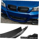 Front Bumper Cover ペアフロントバンパースプリッターカバードライカーボンファイバーフィットE90 E92 E93 M3 07-13用 Pair...