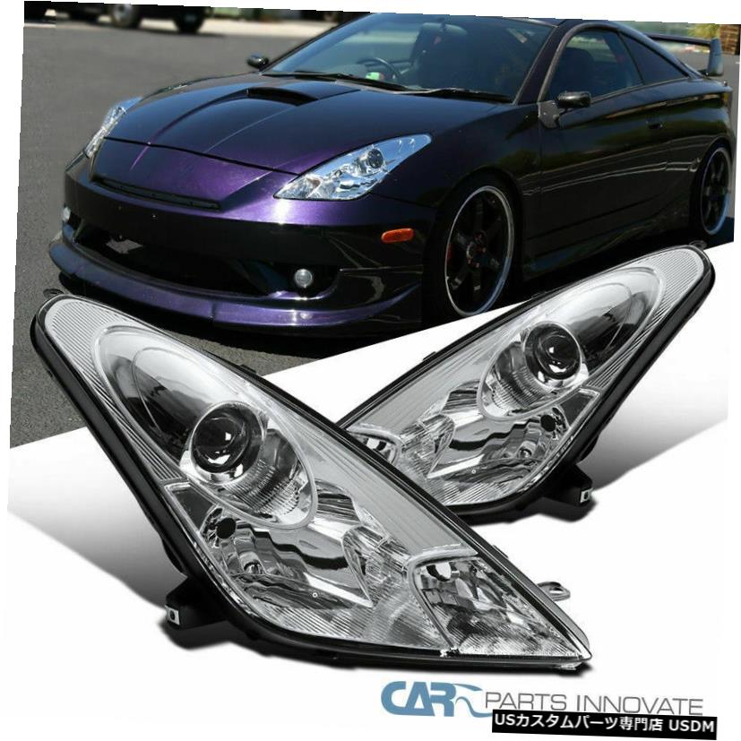 Headlight 00-05ȥ西ꥫꥢץإåɥ饤ȥإåɥ饤ȥ׺+ For 00-05 Toyota Celica Clear Projector Headlights Head Lights Lamps Left+Right