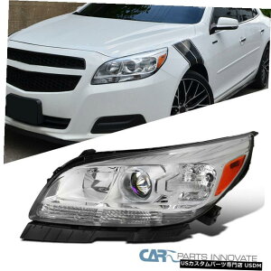Headlight 13-15ӡޥ16ϥեȥ꡼ꥢץإåɥ饤Ⱥ For 13-15 Chevy Malibu 16 Limited Halogen Factory Clear Projector Headlight Left