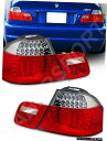 Tail light 2000-2003 BMW E46 3シリーズ2drクーペ用レッドクリアLEDテールライト4個セット Set of Red Clear LED Taillights 4pcs for 2000-2003 BMW E46 3-Series 2dr Coupe(2)