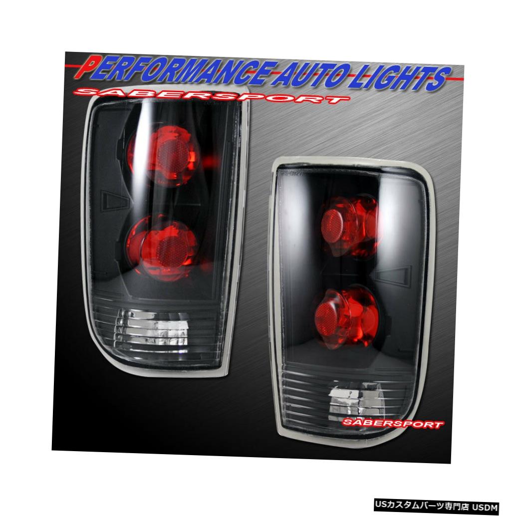 Tail light 1995-2005 Chevy Blazer Jimmy / 96-01 Bravadaのペアブラックテールライトセット Set of Pair Black Taillights for 1995-2005 Chevy Blazer Jimmy / 96-01 Bravada