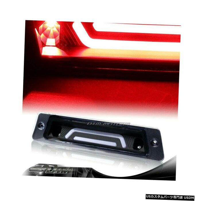 Tail light 87-93フォードマスタングGTコブラブラックLEDバー3RDサードスポイラーブレーキストップライト For 87-93 Ford Mustang GT Cobra Black LED BAR 3RD Third Spoiler Brake Stop Light