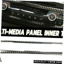 コンソールカバー 1xカーボンファイバーインテリアコンソールCDパネルカバーBMW F30 F34 2013-2017 1X Carbon Fiber Inte...