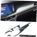 コンソールカバー 3PCSカーボンファイバーカーダッシュボードセンターコンソールカバートリムfor Cadillac CT6 16-19 3PCS Carbon...