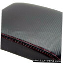 コンソールカバー VWジェッタベントゴルフMK5 05-10レッドステッチ用コンソールアームレストカーボンファイバーカバー Console Armrest Ca...