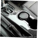 コンソールカバー Mustang 15-19用のカーボンファイバーカップホルダーギアシフトコンソールパネルトリムカバー Carbon Fiber Cup Hol...