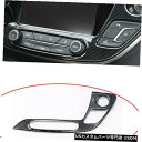 コンソールカバー ビュイックエンビジョンカーボンファイバーインテリアコンソールCDパネルカバートリム2016-2019 For Buick Envision C...