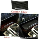 コンソールカバー カーボンファイバーフロントコンソールストレージボックスパネルトリムカバーAudi A6 C6 2005-2011 Carbon Fiber F...