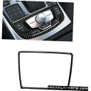 コンソールカバー カーボンファイバーコンソールギアシフトパネルステッカーカバートリムアウディA6 A7 2012-18 Carbon Fiber Console...