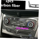 コンソールカバー カーボンファイバーセンターコンソールスイッチCDパネルカバートリムフォードエスケープ2017-2019 Carbon fiber Center...