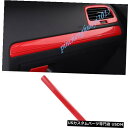 コンソールカバー VWゴルフMK7 MK7.5 14-19の赤い炭素繊維ダッシュボードセンターコンソールカバートリム Red Carbon Fiber Dash...