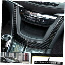 コンソールカバー キャデラックXT5 2016-2020リアルカーボンファイバーセントラルコンソールUタイプカバートリム用 For Cadillac XT5 2...