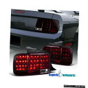 Tail light 2005-2009の場合、フォードマスタングLEDテールライトが順次信号煙レッドを点灯 For 2005-2009 Ford Mustang LED Tail Lights Sequential Signal Smoke Red