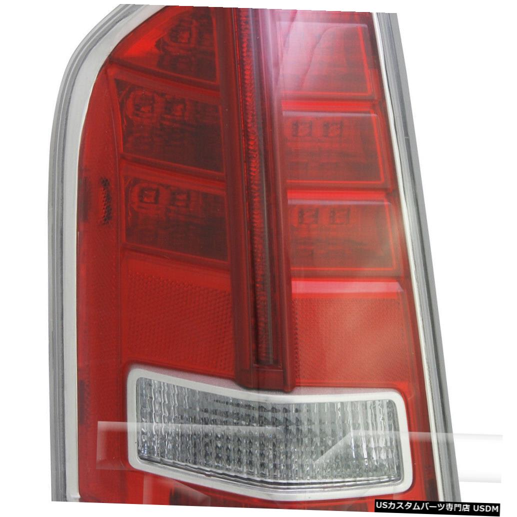 Tail light 11-12クライスラー300（タイプ2）レッドトリム用テールライトリアランプ左ドライバー Tail Light Rear Lamp Left Driver for 11-12 Chrysler 300 (Type 2) Red Trim