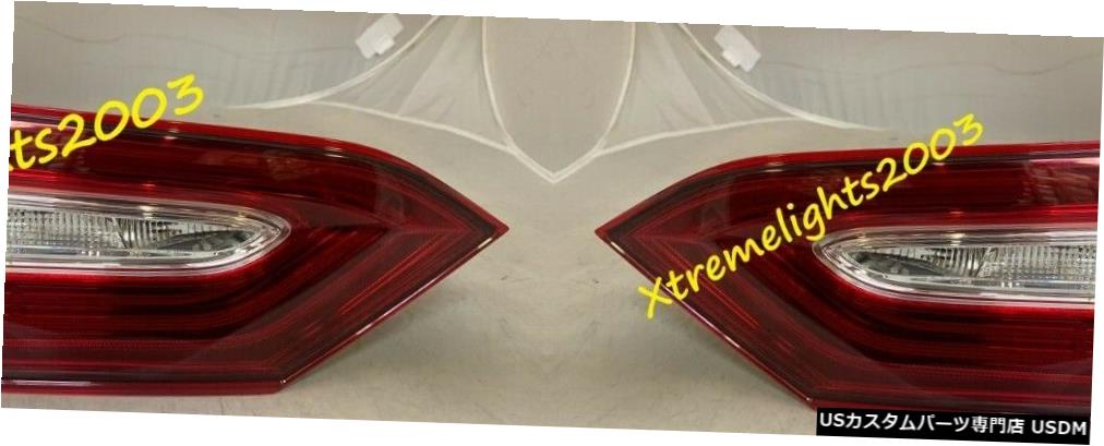 Tail light FIT TOYOTA CAMRY 2018-2019 XSE LEDインナーテールライトリアトランクランプペア FIT TOYOTA CAMRY 2018-2019 XSE LED INNER TAIL LIGHTS REAR TRUNK LAMPS PAIR