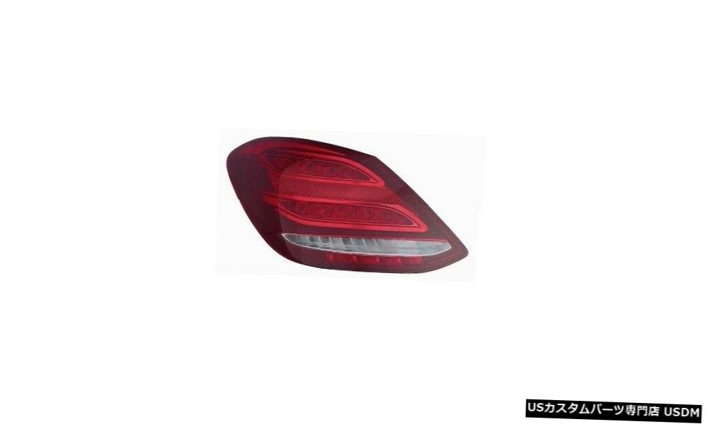 Tail light フィットメルセデスベンツCクラス2015-2017左ドライバーテールライトテールライトリアランプ FITS MERCEDES BENZ C CLASS 2015-2017 LEFT DRIVER TAILLIGHT TAIL LIGHT REAR LAMP 1