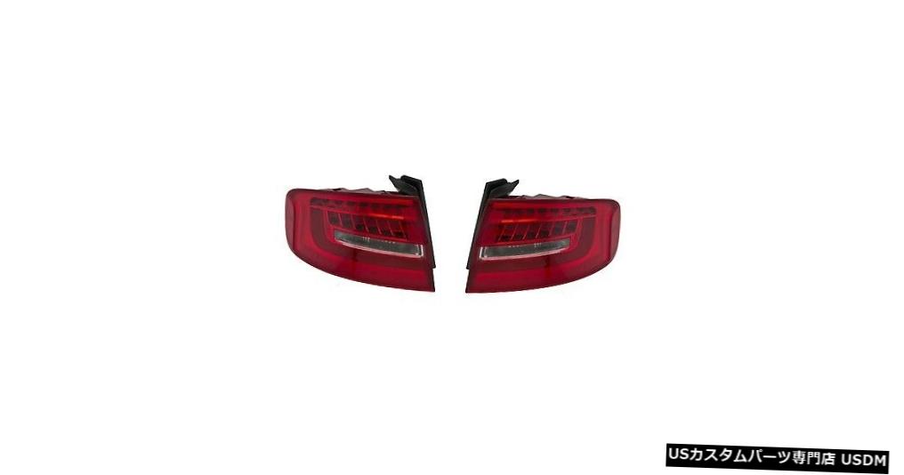 Tail light アウディS4セダンA4ワゴン2013-2016 LEDテールライトテールライトリアランプペアNEW AUDI S4 SEDAN A4 WAGON 2013-2016 LED TAILLIGHTS TAIL LIGHTS REAR LAMPS PAIR NEW