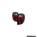 Tail light スパイダー5002211 01-07ダッジグランドキャラバン2pcのユーロスタイルテールライトブラックNEW Spyder 5002211...