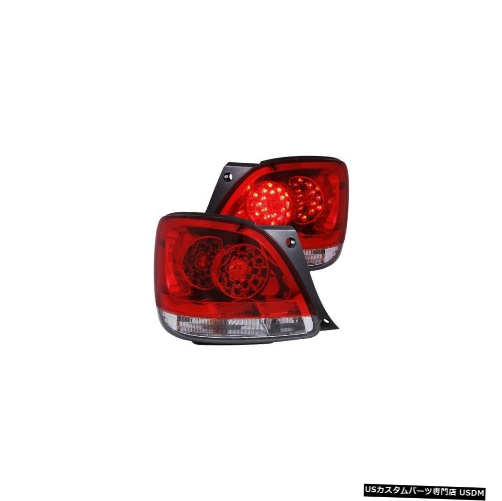 Tail light Anzo 321101テールライトアセンブリレッド/クリアレンズ; 02-05レクサスGS430用2個NEW Anzo 321101 Tail Light Assembly Red/Clear Lens; 2pc For 02-05 Lexus GS430 NEW