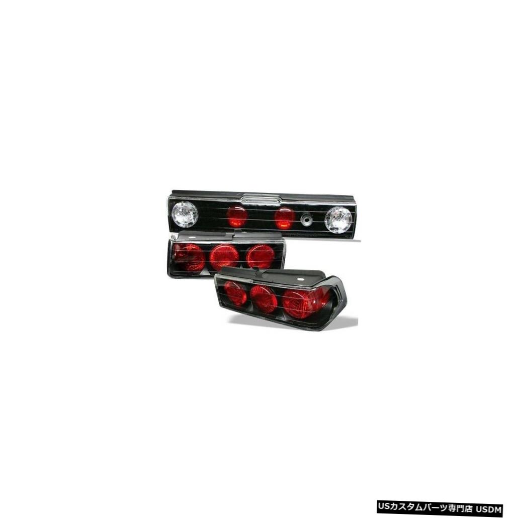 Tail light スパイダー5005120ユーロスタイルテールライトブラック1988-1991ホンダCRX 2pc NEW Spyder 5005120 Euro Style Tail Lights Black For 1988-1991 Honda CRX 2pc NEW