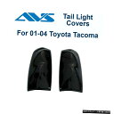 Tail light AVS 33923-01-04トヨタタコマテールシェードブラックアウトテールライトティントカバーに適合 AVS 33923 - Fits 01-04 Toyota Tacoma TailShades Blackout Taillight Tint Covers