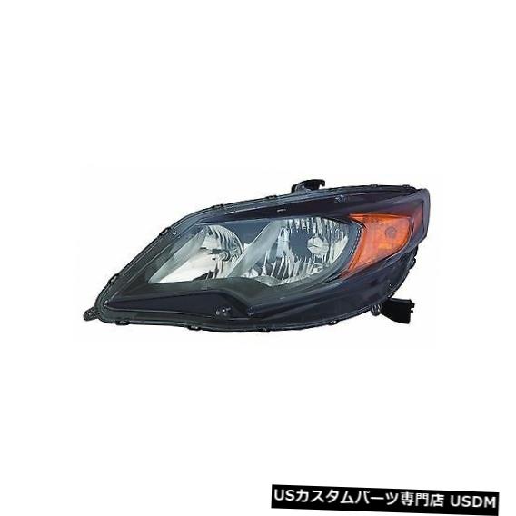 ヘッドライト ホンダシビッククーペ2DR 2014-2015に適合左ドライバーヘッドライトヘッドランプフロントランプ fits HONDA CIVIC COUPE 2DR 2014-2015 LEFT DRIVER HEADLIGHT HEAD LAMP FRONT LAMP