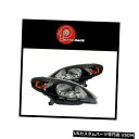 ヘッドライト Anzo 121133-ブラックユーロヘッドライトは2003-2008トヨタマトリックスに適合 Anzo 121133 - Black Euro ...