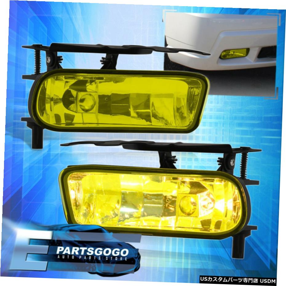 02-06キャデラックエスカレードESV EXT工場の交換黄色いフォグランプ+電球用 For 02-06 Cadillac Escalade ESV EXT Factory Replacement Yellow Fog Lights + Bulb
