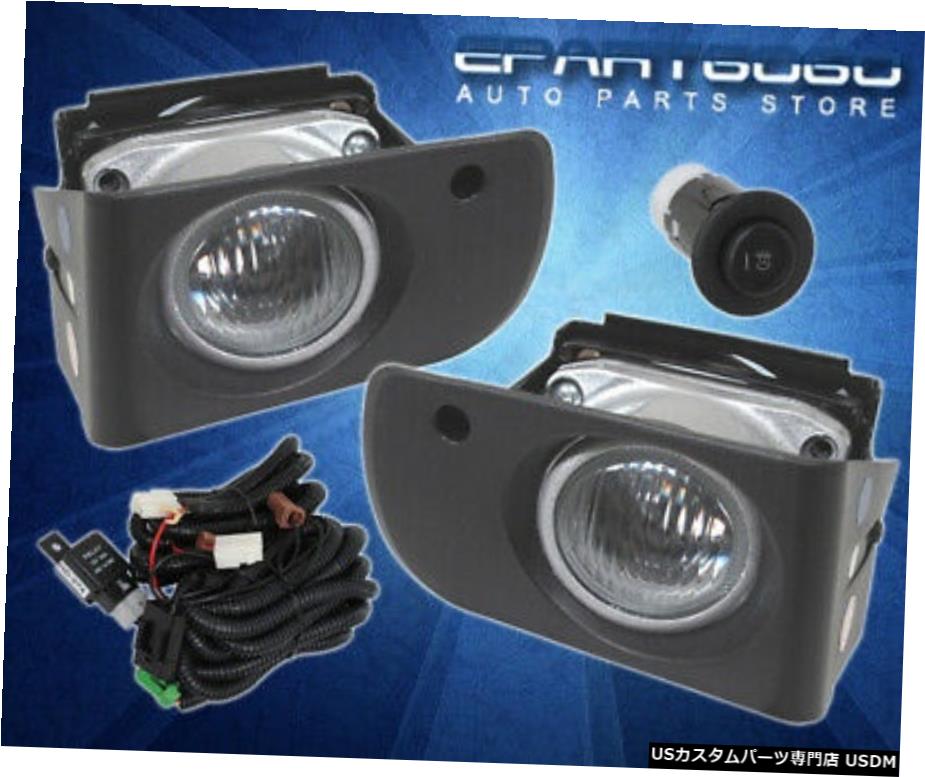 1994-1997のためのアキュラインテグラJDMアンバークリアレンズフォグランプW / OEMタイプのスイッチ For 1994-1997 Acura Integra Jdm Amber Clear Lens Fog Lights W/ Oem Type Switch
