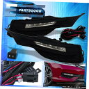 2016-2017ホンダアコードセダンツェッペリンバンパーフォグランプドライビングランプ+スイッチの For 2016-2017 Honda Accord Sedan Led Bumper Fog Lights Driving Lamps + Switch(2)