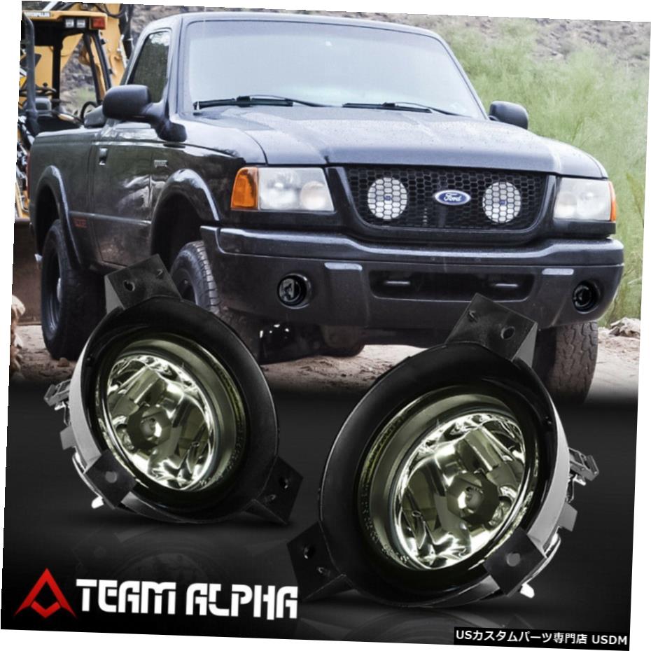 フィット2001-2003フォードレンジャーピックアップOE [スモーク]バンパーフォグライトランプ駆動/電球W Fits 2001-2003 Ford Ranger Pickup OE[Smoke]Bumper Fog Light Driving Lamp w/Bulb