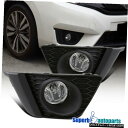2015-2017のためのホンダフォグランプ交換用バンパーランプW /スイッチペア For 2015-2017 Honda Fog Lights Replacement Bumper Lamps W/ Switch Pair(2)