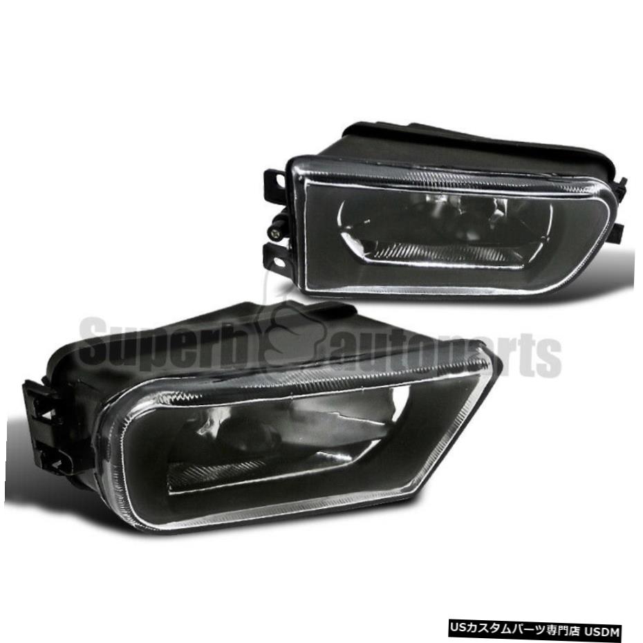 1997-2000 BMW E39 528i 540iドライビングフォグランプZ3バンパーランプブラック For 1997-2000 BMW E39 528i 540i Driving Fog Lights Z3 Bumper Lamps Black