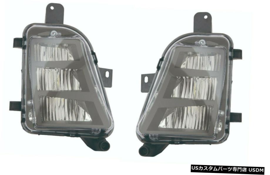 フォルクスワーゲンゴルフGTI 2014-2016 RIGHT LEFT FOGはDRIVING LAMPS BUMPER PAIRを点灯します VOLKSWAGEN GOLF GTI 2014-2016 RIGHT LEFT FOG LIGHTS DRIVING LAMPS BUMPER PAIR